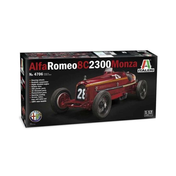Italeri Alfa Romeo 8C 2300 Monza (1/12) 4706 Italeri Alfa Romeo 8C 2300 Monza (1/12) 4706