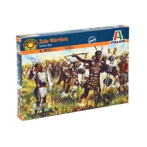 Italeri Zulu War-Zulu Warriors (1/72) 6051 Italeri Zulu War-Zulu Warriors (1/72) 6051