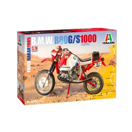 Italeri B.M.W. R80 G/S 1000 Paris Dakar 1985 (1/9) 4641 Italeri B.M.W. R80 G/S 1000 Paris Dakar 1985 (1/9) 4641