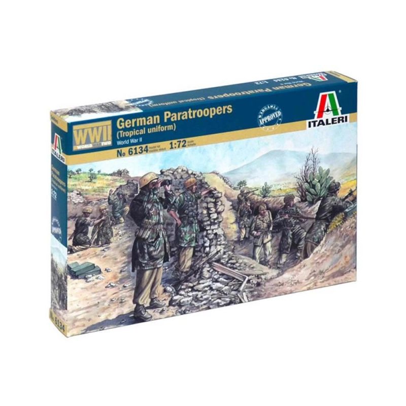 Italeri 2nd Ww German Paratroopers (1/72) 6134