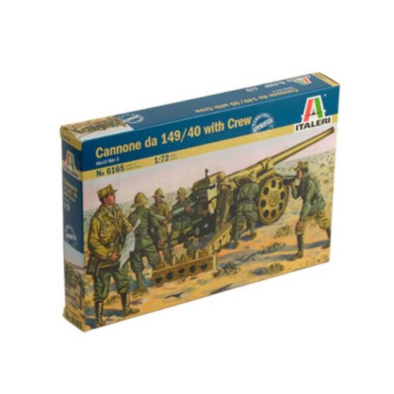 Italeri Italian Cannon 149/40 W Crew (1/72) 6165 Italeri Italian Cannon 149/40 W Crew (1/72) 6165