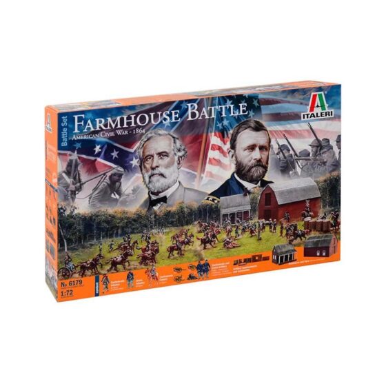 Italeri Civil War Farmhouse Battle (1/72) 6179 Italeri Civil War Farmhouse Battle (1/72) 6179
