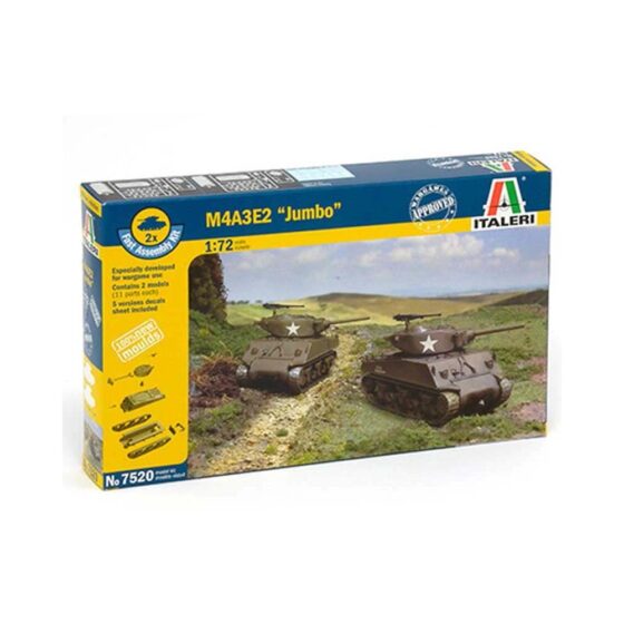 Italeri 2 X M4A3E2 Jumbo (1/72) 7520