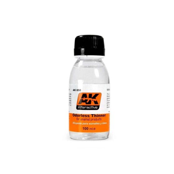 AK Interactive Odourless Thinners (100ml) AK-050 AK Interactive Odourless Thinners (100ml) AK-050