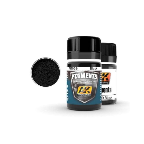 AK Interactive Black Pigment (35ml) AK-039 AK Interactive Black Pigment (35ml) AK-039