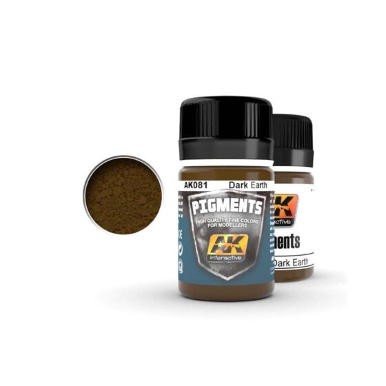AK Interactive Dark Earth Pigment (35ml) AK-081 AK Interactive Dark Earth Pigment (35ml) AK-081