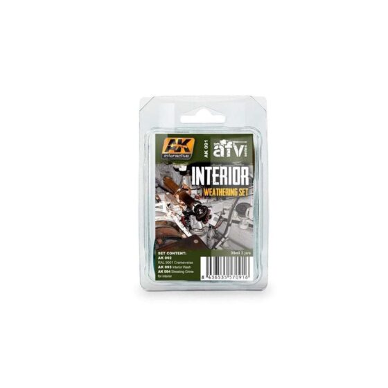 AK Interactive Interior Weathering Set AK-091 AK Interactive Interior Weathering Set AK-091