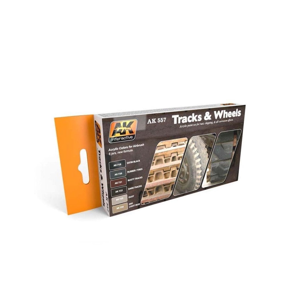 AK Interactive Track And Wheels Set AK-557 AK Interactive Track And Wheels Set AK-557
