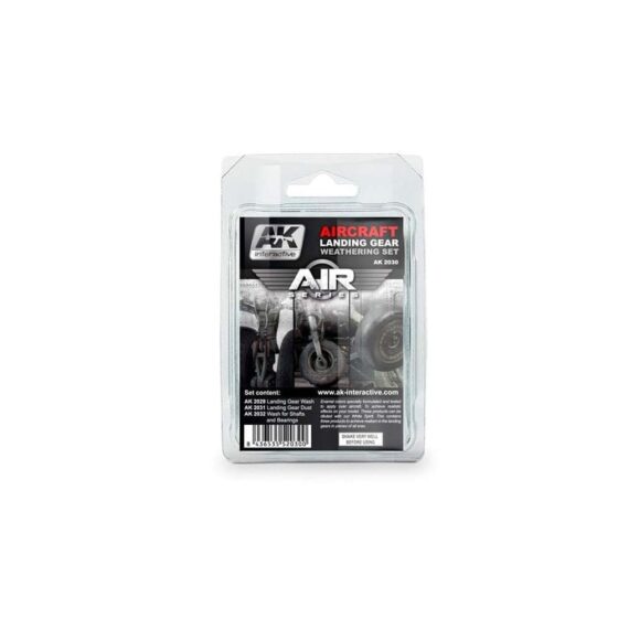 AK Interactive Aircraft Landing Gear Weathering Set AK-2030 AK Interactive Aircraft Landing Gear Weathering Set AK-2030