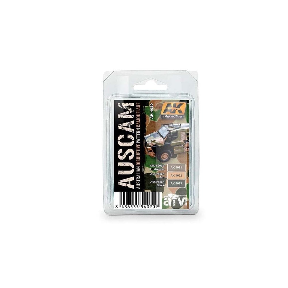 AK Interactive Australian Camouflage Colours Set AK-4020 AK Interactive Australian Camouflage Colours Set AK-4020