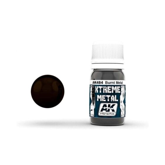 AK Interactive Xtreme Metal - Burnt Metal (30ml) AK-484 AK Interactive Xtreme Metal - Burnt Metal (30ml) AK-484