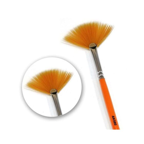 AK Interactive Weathering Brush Fan Shape AK-580 AK Interactive Weathering Brush Fan Shape AK-580