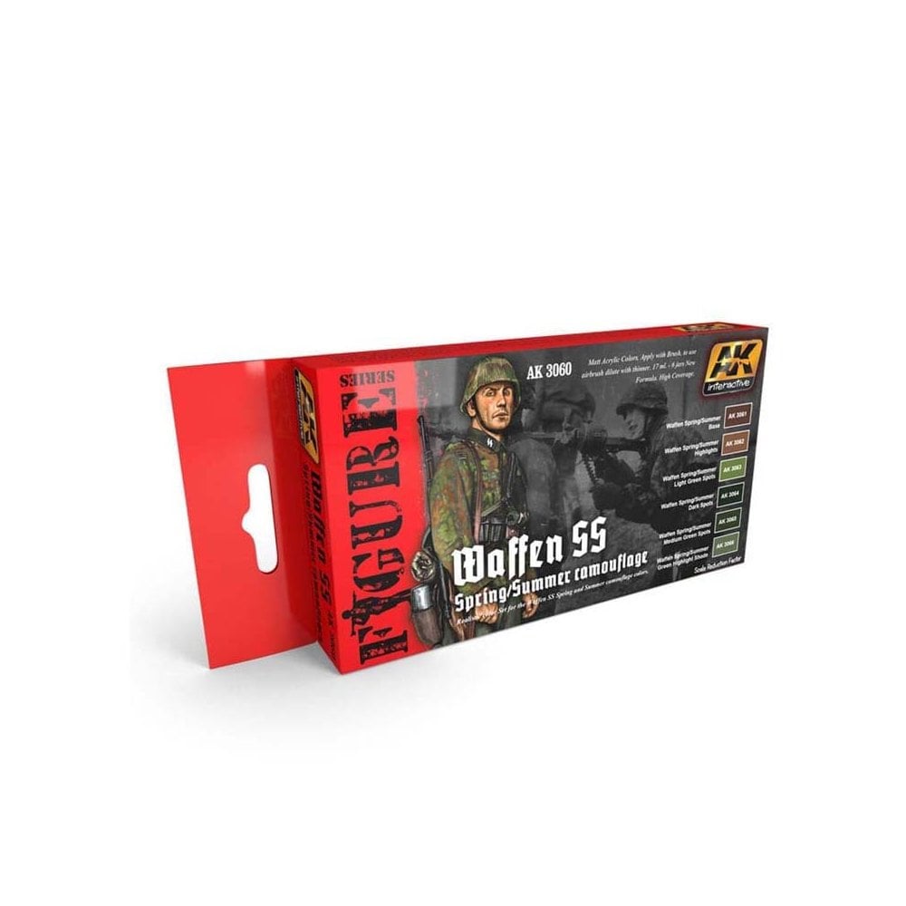 AK Interactive Waffen SS Spring / Summer Camouflage Set AK-3060 AK Interactive Waffen SS Spring / Summer Camouflage Set AK-3060