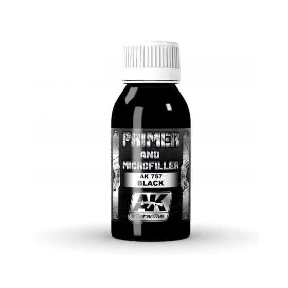 AK Interactive Black Primer And Microfiller AK-757 AK Interactive Black Primer And Microfiller AK-757