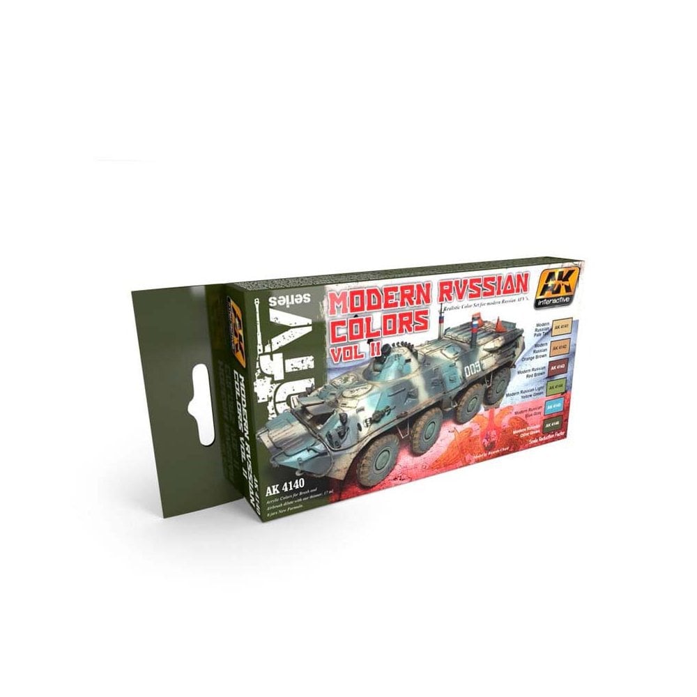 AK Interactive Modern Russian Colours Vol.2 Set AK-4140 AK Interactive Modern Russian Colours Vol.2 Set AK-4140