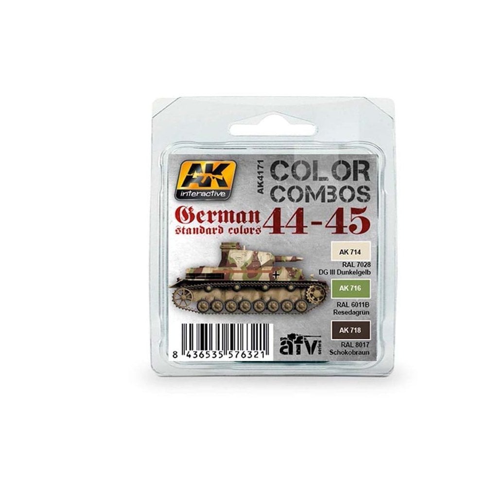 AK Interactive German Standard 1944-45 Colour Combo Set AK-4171 AK Interactive German Standard 1944-45 Colour Combo Set AK-4171