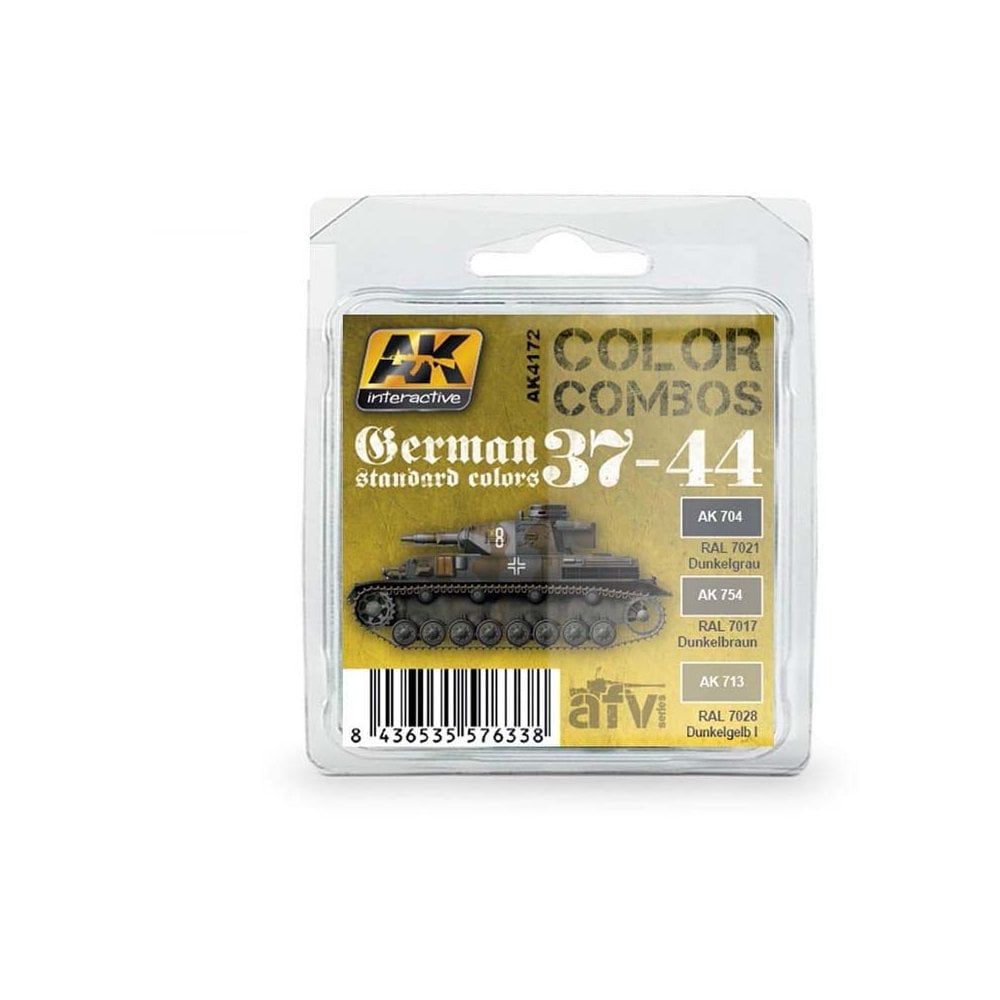 AK Interactive German Standard 1937-44 Colour Combo Set AK-4172 AK Interactive German Standard 1937-44 Colour Combo Set AK-4172