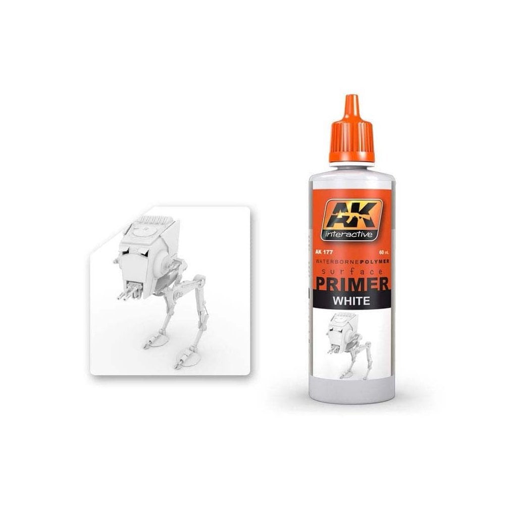 AK Interactive White Primer (60ml) AK-177 AK Interactive White Primer (60ml) AK-177