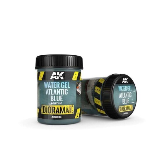 AK Interactive Water Gel Atlantic Blue (250ml) AK-8003 AK Interactive Water Gel Atlantic Blue (250ml) AK-8003
