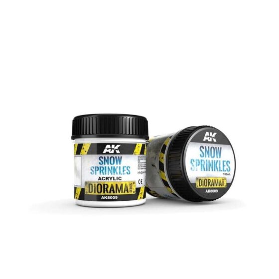 AK Interactive Snow Sprinkles (100ml) AK-8009 AK Interactive Snow Sprinkles (100ml) AK-8009