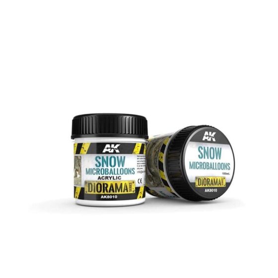 AK Interactive Snow Microballoons (100ml) AK-8010 AK Interactive Snow Microballoons (100ml) AK-8010