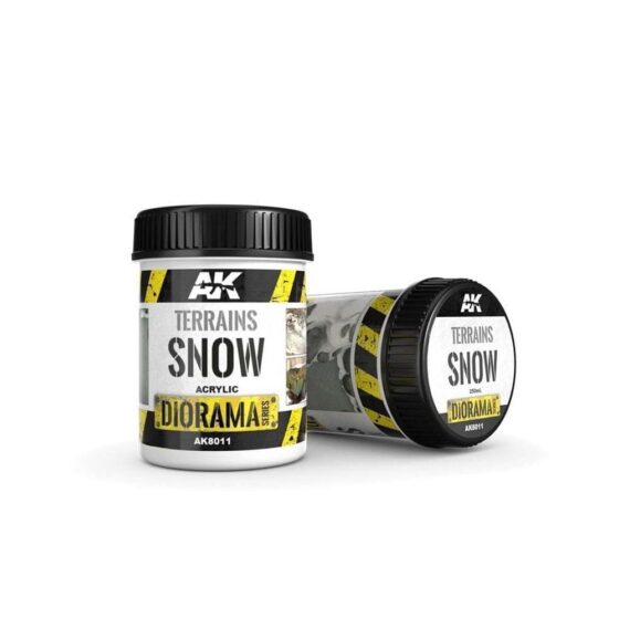 AK Interactive Terrains Snow (250ml) AK-8011 AK Interactive Terrains Snow (250ml) AK-8011