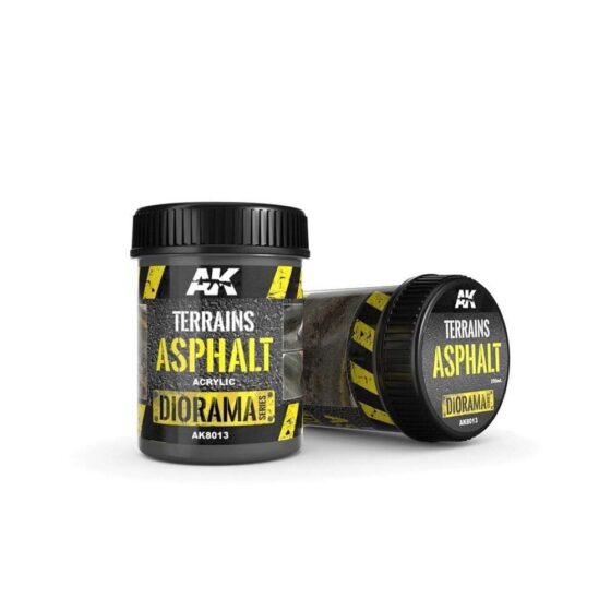 AK Interactive Terrains Asphalt (250ml) AK-8013 AK Interactive Terrains Asphalt (250ml) AK-8013