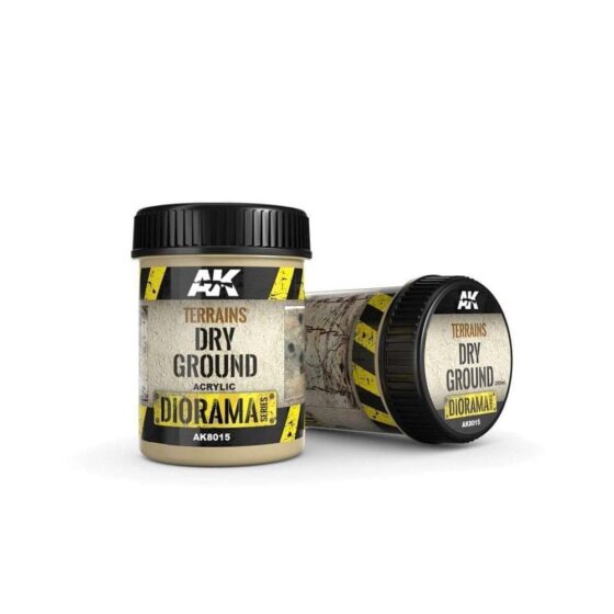 AK Interactive Terrains Dry Ground (250ml) AK-8015 AK Interactive Terrains Dry Ground (250ml) AK-8015