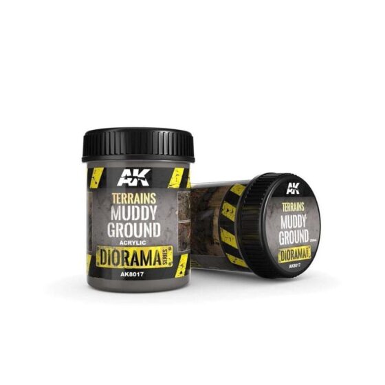 AK Interactive Terrains Muddy Ground (250ml) AK-8017 AK Interactive Terrains Muddy Ground (250ml) AK-8017