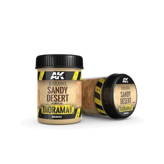 AK Interactive Terrains Sandy Desert (250ml) AK-8022 AK Interactive Terrains Sandy Desert (250ml) AK-8022