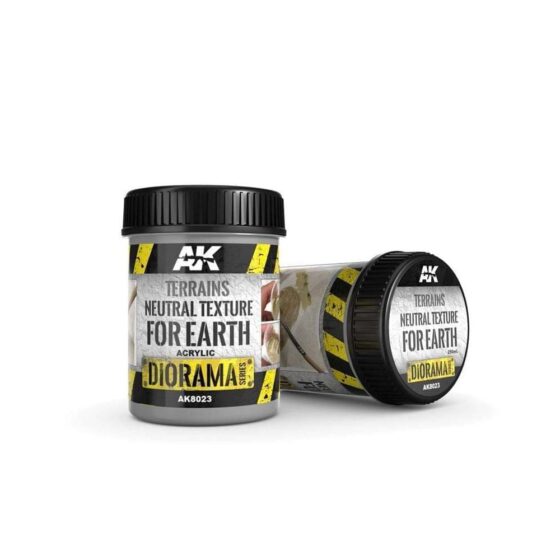 AK Interactive Terrains Neutral Texture (250ml) AK-8023 AK Interactive Terrains Neutral Texture (250ml) AK-8023