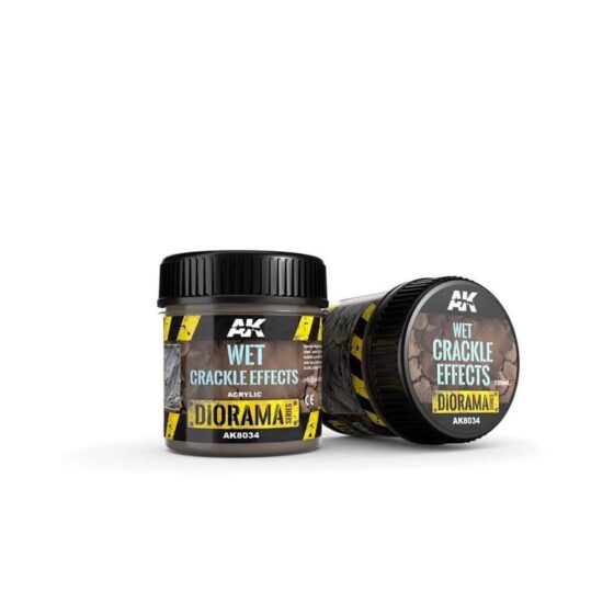 AK Interactive Wet Crackle Effects (100ml) AK-8034 AK Interactive Wet Crackle Effects (100ml) AK-8034