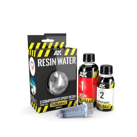 AK Interactive Resin Water 2-Components Epoxy Resin (375ml) AK-8043 AK Interactive Resin Water 2-Components Epoxy Resin (375ml) AK-8043