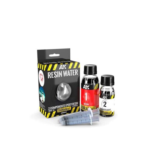 AK Interactive Resin Water 2-Components Epoxy Resin (180ml) AK-8044 AK Interactive Resin Water 2-Components Epoxy Resin (180ml) AK-8044