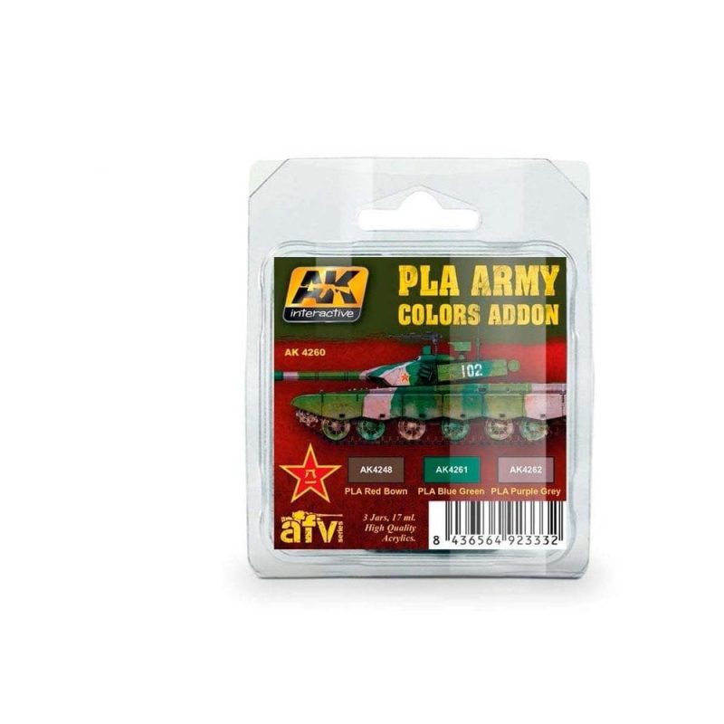 AK Interactive PLA Army Colors Addon Set Set AK-4260