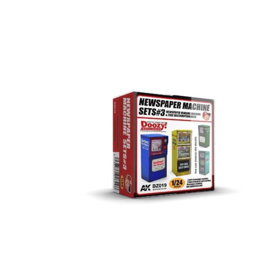 AK Interactive Newspaper Machine Sets 3 (1/24) DZ019 AK Interactive Newspaper Machine Sets 3 (1/24) DZ019