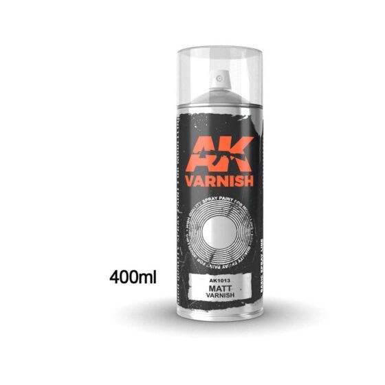 AK Interactive Matt Varnish Spray Can (400ml) AK-1013 AK Interactive Matt Varnish Spray Can (400ml) AK-1013