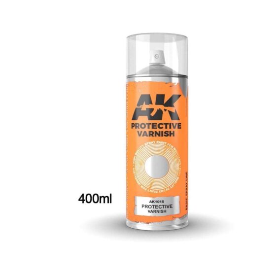 AK Interactive Protective Varnish Spray Can (400ml) AK-1015 AK Interactive Protective Varnish Spray Can (400ml) AK-1015