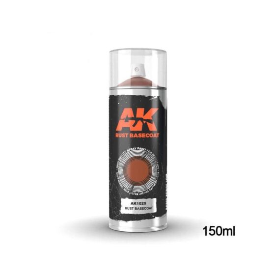AK Interactive Rust Base Coat Spray Can (150ml) AK-1020 AK Interactive Rust Base Coat Spray Can (150ml) AK-1020