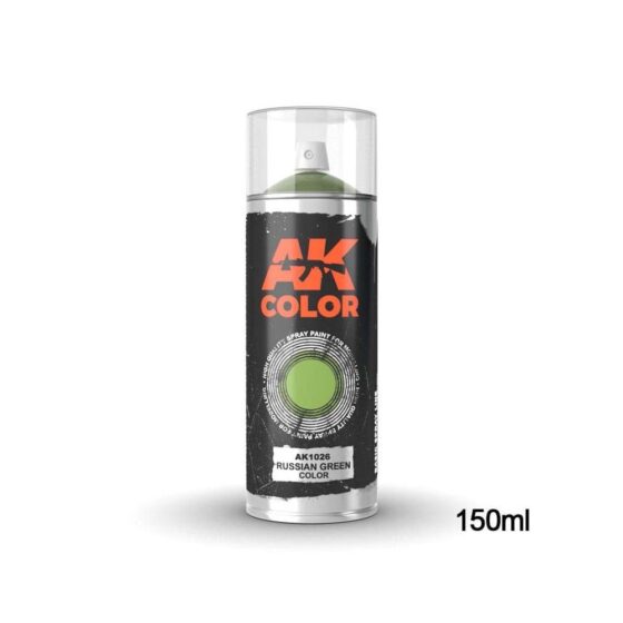 AK Interactive Russian Green Color Spray Can (150ml) AK-1026 AK Interactive Russian Green Color Spray Can (150ml) AK-1026
