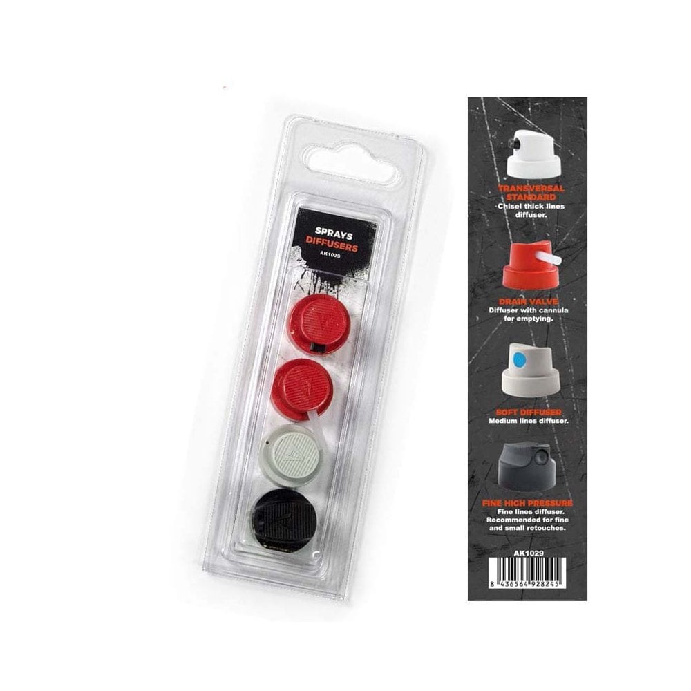 AK Interactive Spray Diffusers Set 2 AK-1029 AK Interactive Spray Diffusers Set 2 AK-1029