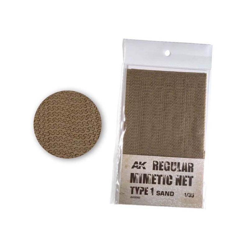 AK Interactive Regular Mimetic Net Type 1 Sand AK-8060