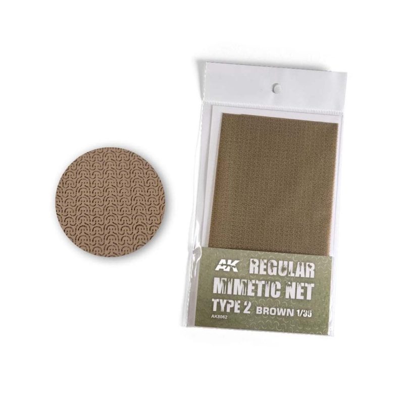 AK Interactive Regular Mimetic Net Type 2 Brown AK-8062