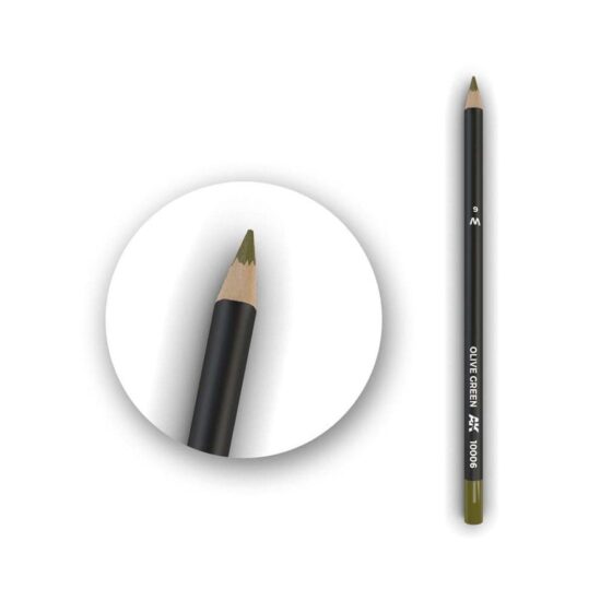 AK Interactive Weathering Pencil Olive Green AK-10006 AK Interactive Weathering Pencil Olive Green AK-10006