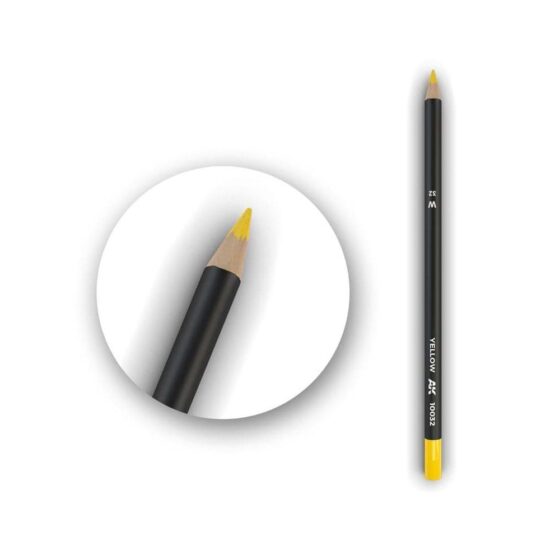 AK Interactive Weathering Pencil Yellow AK-10032 AK Interactive Weathering Pencil Yellow AK-10032