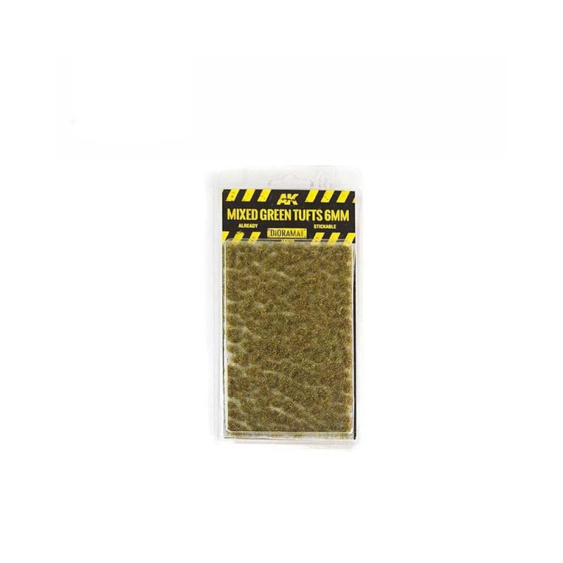 AK Interactive Mixed Green Tufts (6mm) AK-8119