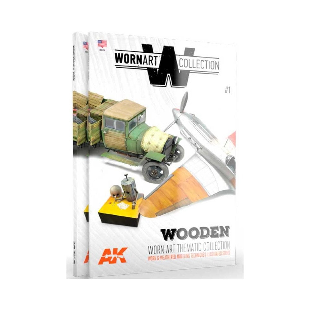 AK Interactive Worn Art Collection No.1 - Wooden AK-4901 AK Interactive Worn Art Collection No.1 - Wooden AK-4901