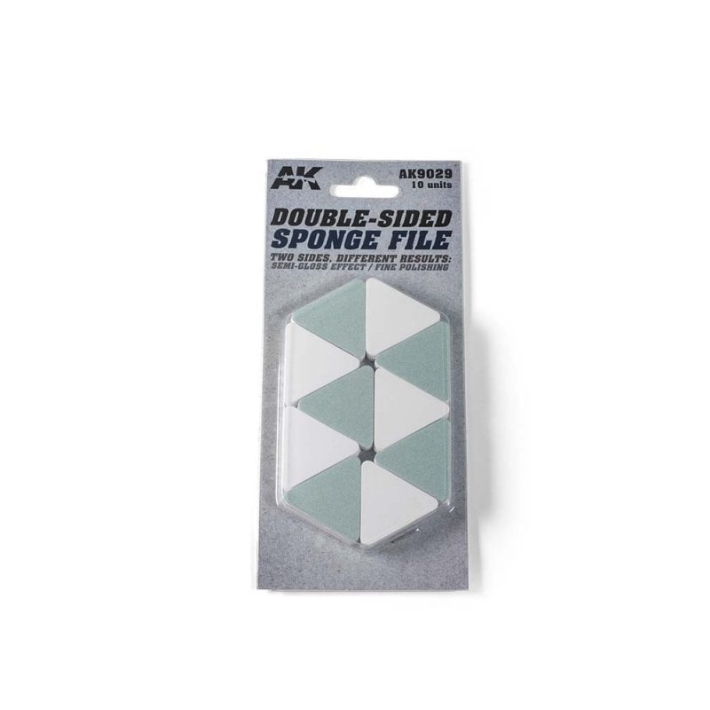 AK Interactive Doble-Sided Sponge File (10x) AK-9029
