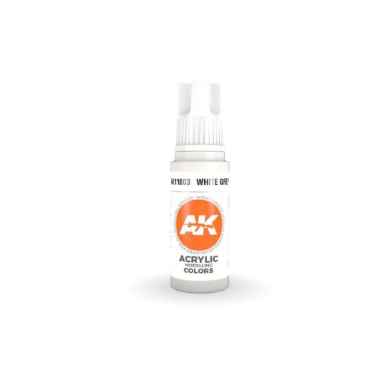 AK Interactive White Grey 3rd Gen Acrylic (17ml) AK-11003 AK Interactive White Grey 3rd Gen Acrylic (17ml) AK-11003