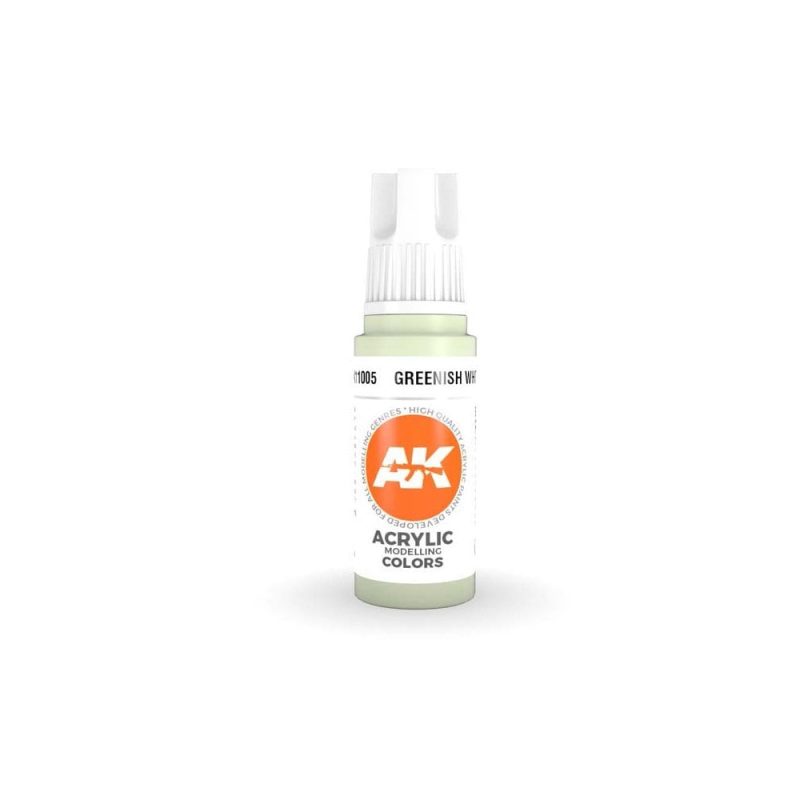 AK Interactive Greenish White 3rd Gen Acrylic (17ml) AK-11005